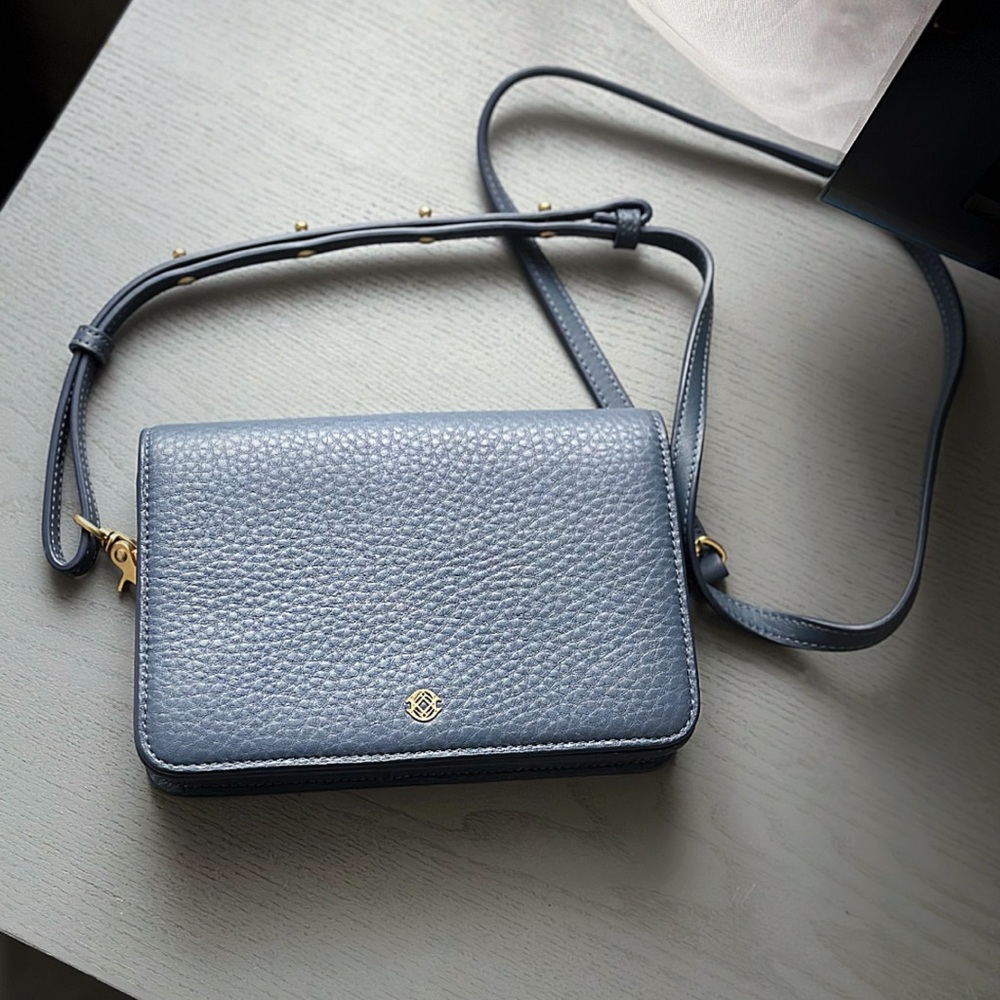 Dagne Dover Andre Leather Mini Crossbody